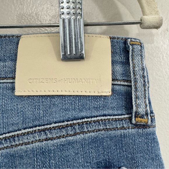 Citizens Of Humanity LYRA Women Jeans Medium Wash Blue Wide Leg Size 28 - Picture 6 of 14